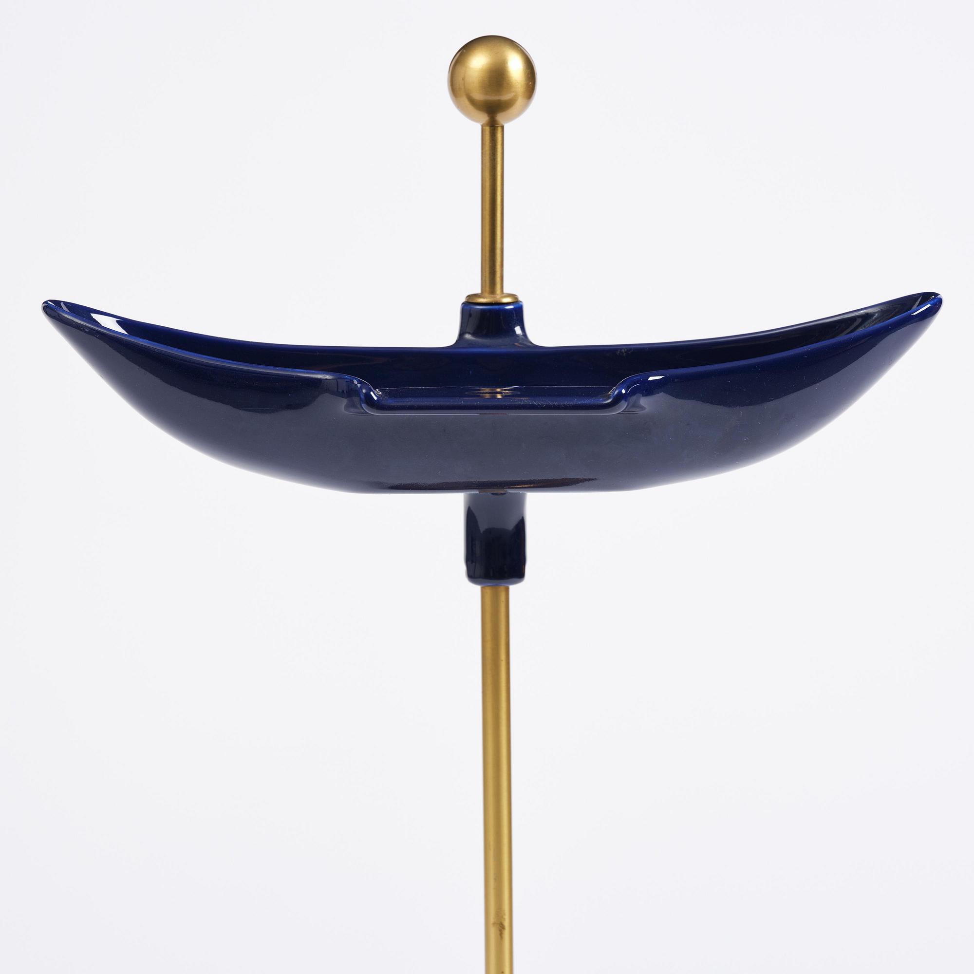 Hans-Agne Jakobsson, a rare bowl on stand model P8, Hans-Agne Jakobsson AB, Markaryd, 1950s–60s.