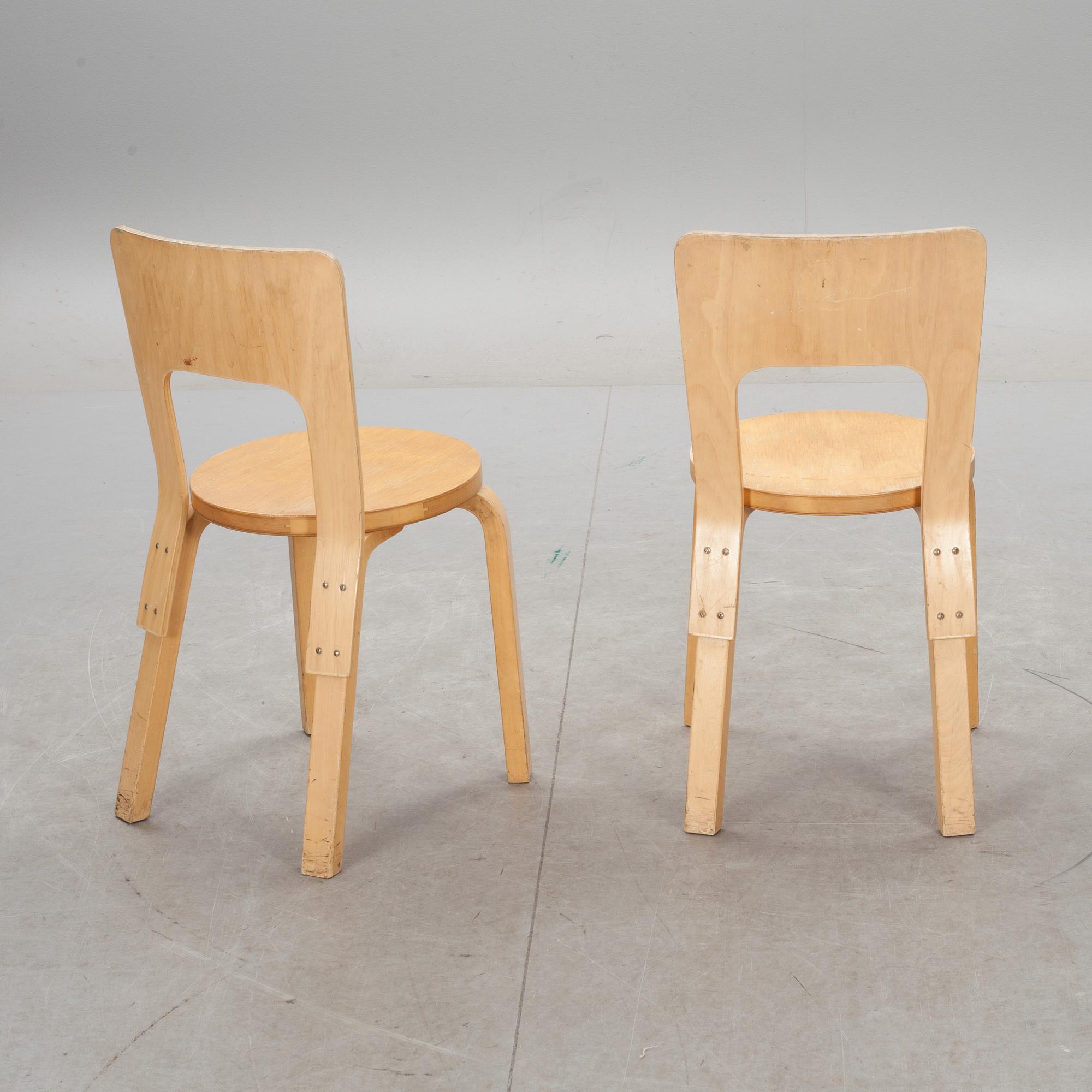 STOLAR, 6 st, "66", Alvar Aalto, 1900-talets andra hälft.