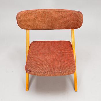 Ilmari Lappalainen, stol, "Bambino" modell 2429, Asko 1900-talets mitt.