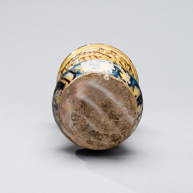 ALBARELLO, majolica, Italy 16th century.