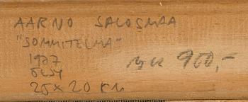 Aarno Salosmaa, "Sommitelma".