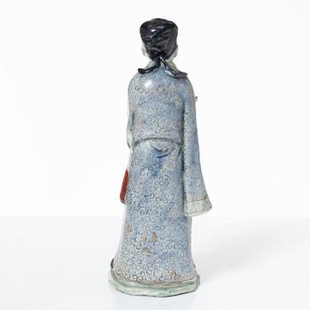 Figurin, porslin, Kina, sen Qingdynasti.