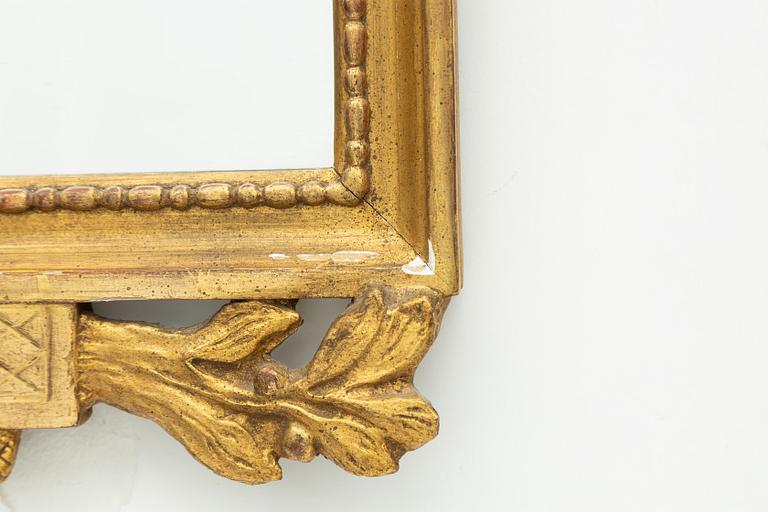 Mirror, 19th century, Gustavian style.