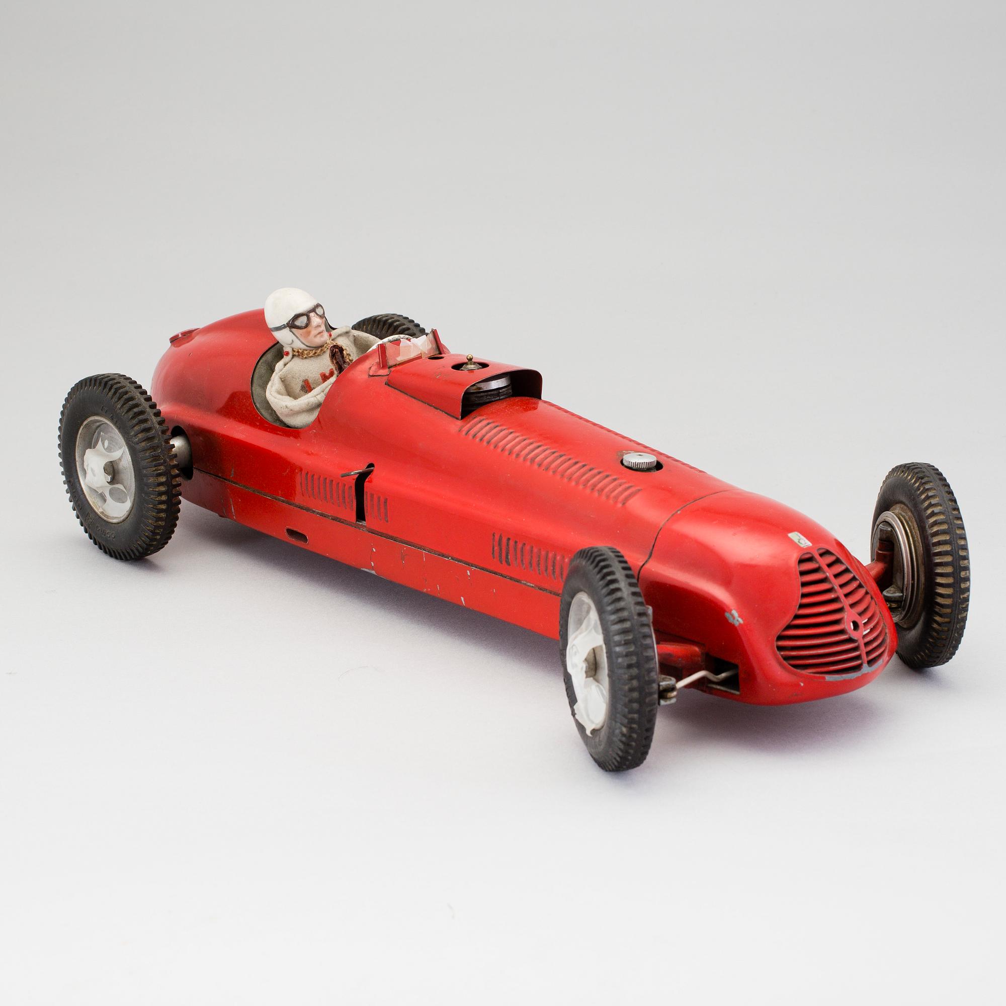 A gas powered tinplate Domo Maserati, Italy, ca 1948.