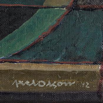 AXEL OLSON, olja på duk. Signerad och daterad 42.