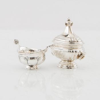 "The Swedish Silver Treasure," 10 miniatures, silver, GAB Uppsala 1981.