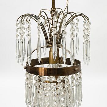 An Empire style chandelier, mid 20th Century.
