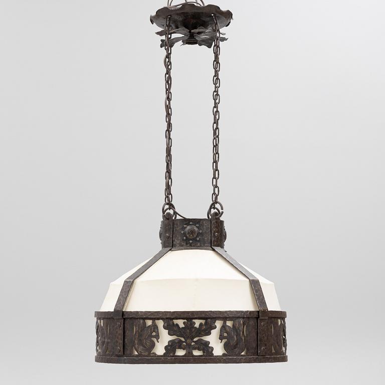 Taklampa, jugend, 1900-talets början.