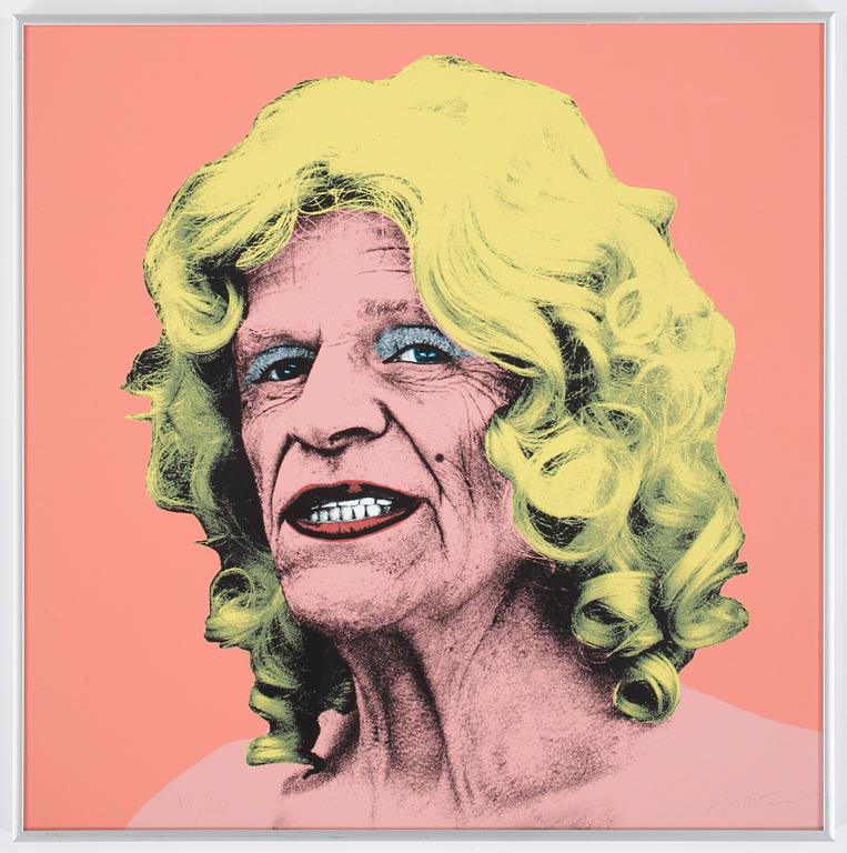 KJARTAN SLETTEMARK, färglitografi, signerad och numrerad 13/20.