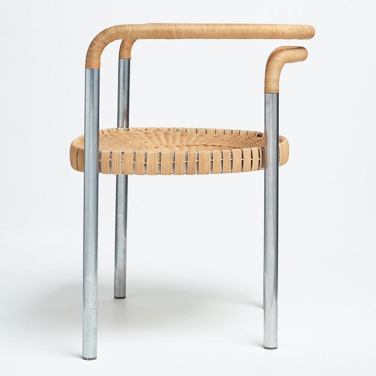 Poul Kjaerholm, a "PK 12" chair, edition E Kold Christensen, Denmark ca 1962.
