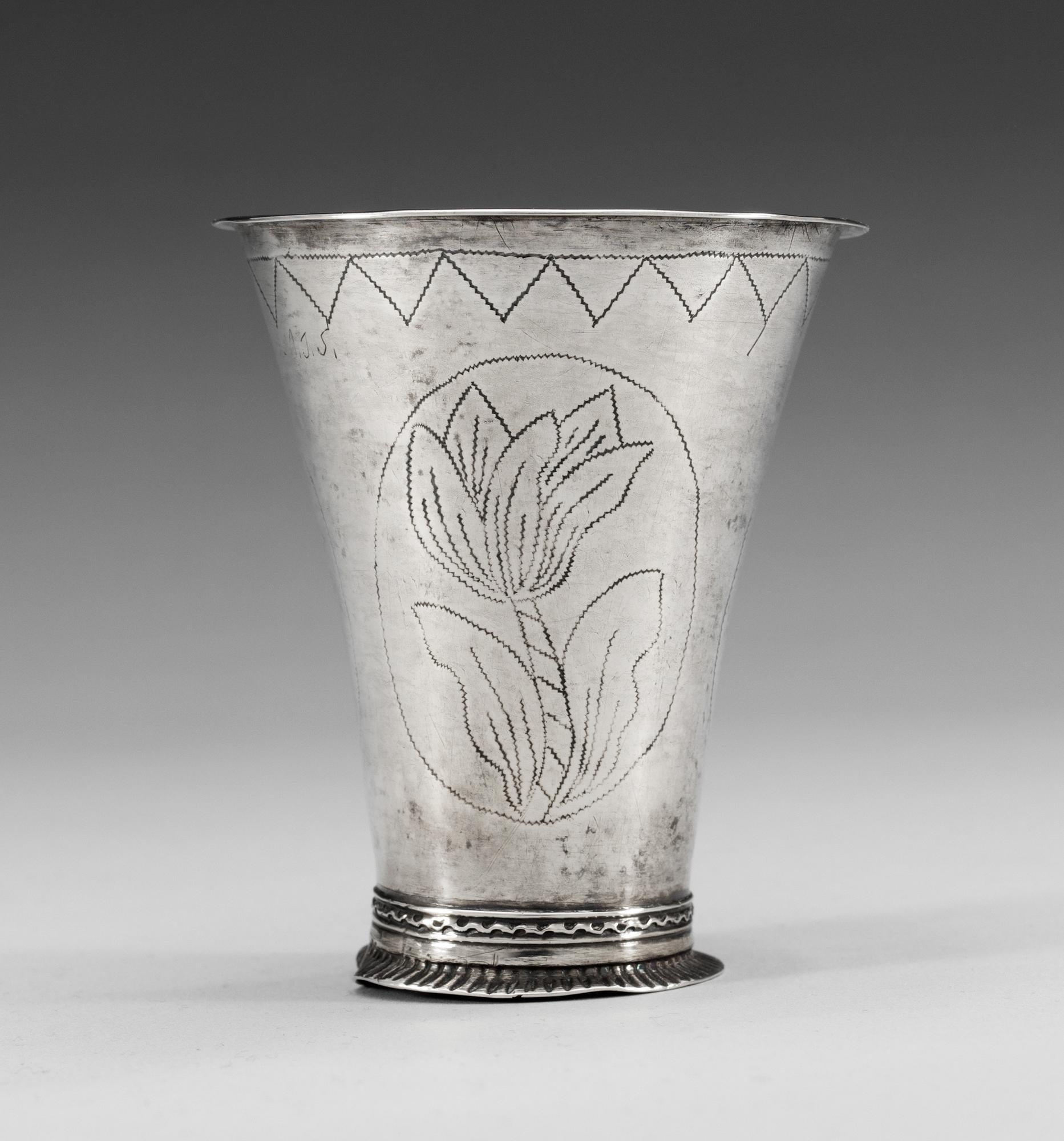 BÄGARE, silver. Petter Brandberg, Kalmar 1766.