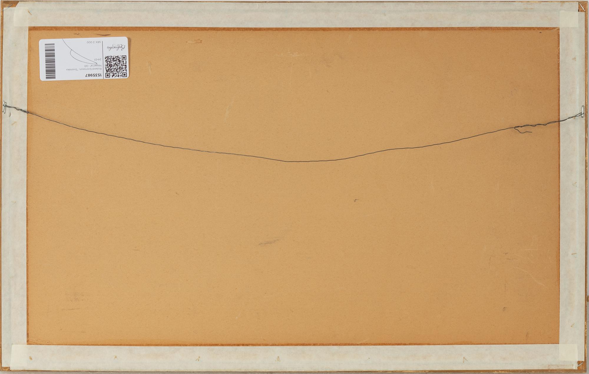 Roland Svensson, "Svenska högarna".