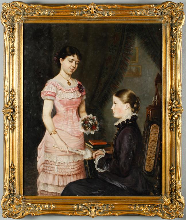 LOTTEN VON GEGERFELT, olja på duk, signerad och daterad 1882.