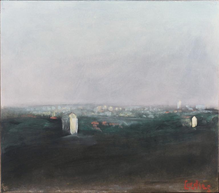 LARS OLOV WIBERG, gouache, sign.