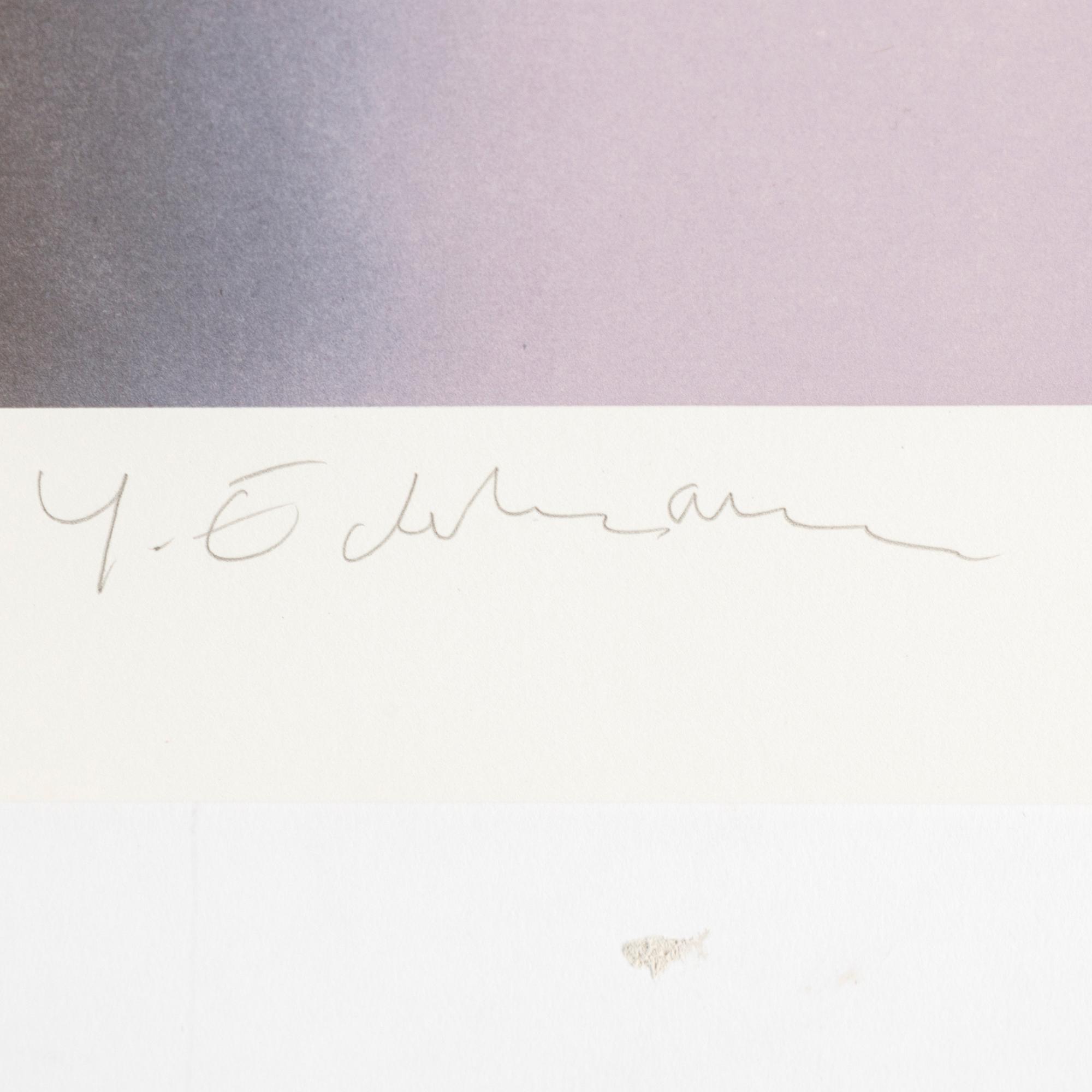 YRJÖ EDELMANN, färglitografi, signerad Y. Edelmann och numrerad 229/360 med blyerts.