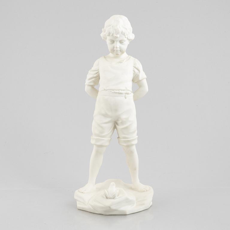 Gustavsberg, sculpture, "Boy with Frog".