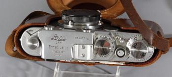 KAMERA, Leica. IIc, 1950, tillverkningsnummer. 447714.