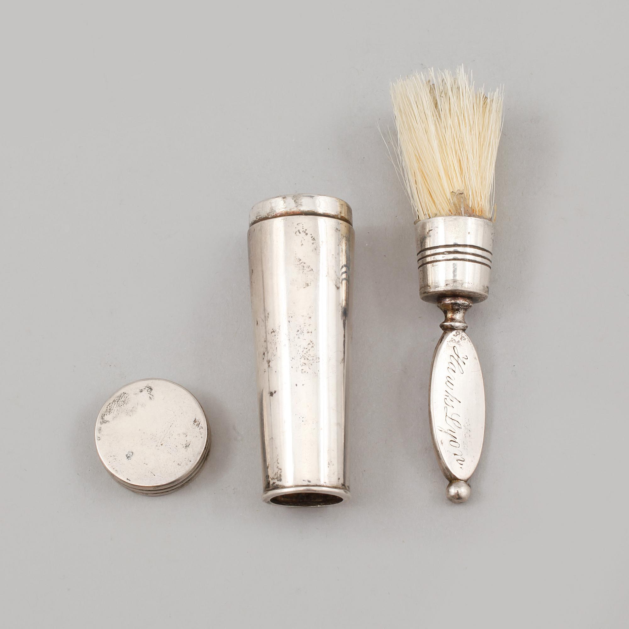 PARTI SILVER, 8 delar, 1800/1900-tal. Total vikt 190 gram.