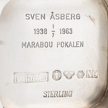 Atelier Borgila, vas, sterlingsilver, Stockholm 1965.