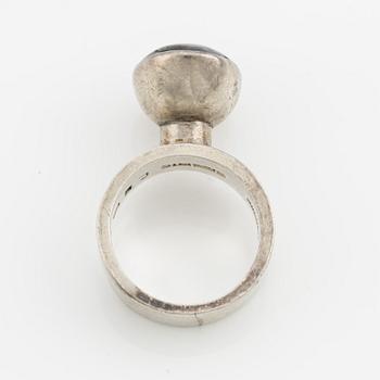 Sigurd Persson, ring, silver with labradorite.