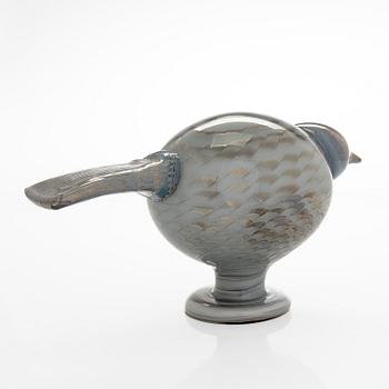 Oiva Toikka, a 'Pigeon' glass bird, signed O. Toikka Nuutajärvi.