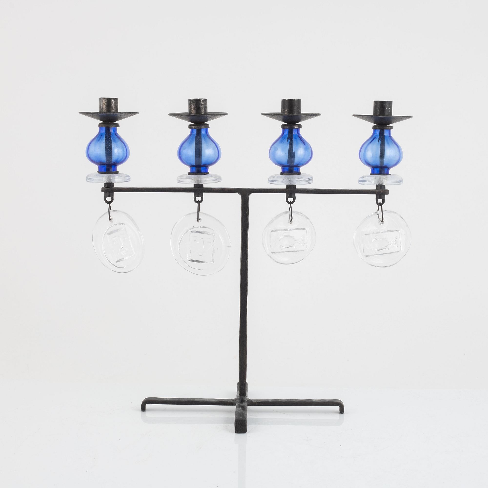 Erik Höglund, kandelaber, 1900-talets andra hälft.