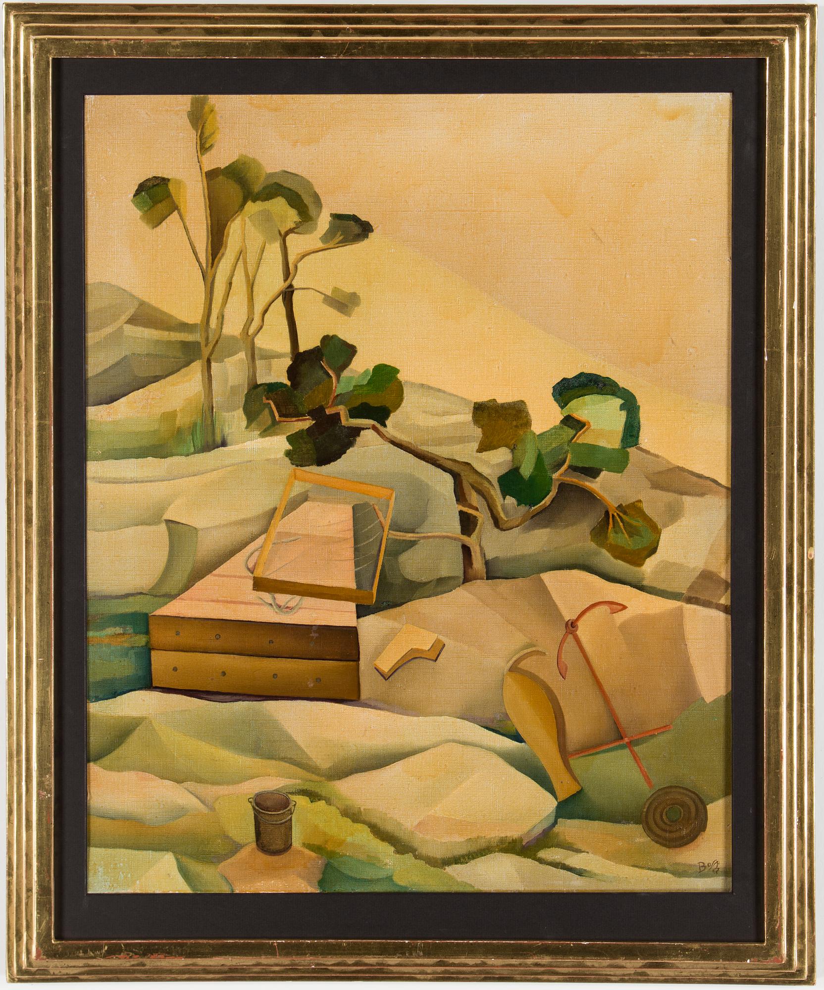 BO VON ZWEIGBERGK, olja på duk uppklistrad på pannå. Signerad Bo V Z och daterad -22.