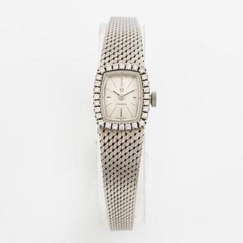 Omega, wristwatch, 15 x 18 mm.