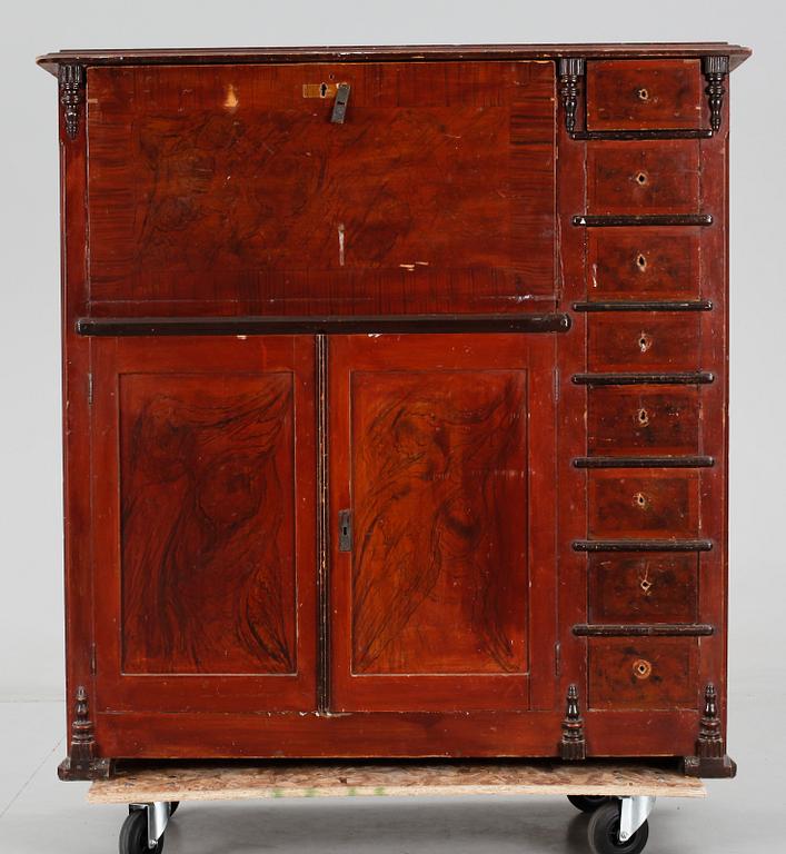 CHIFFONJÉ, nyrenässans, 1800-talets slut.