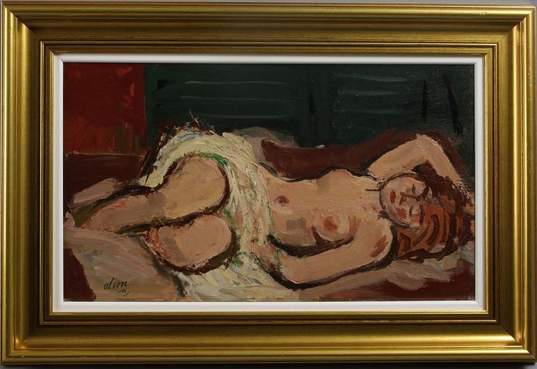 OVE OLSON, olja på pannå, 3 st, sign.