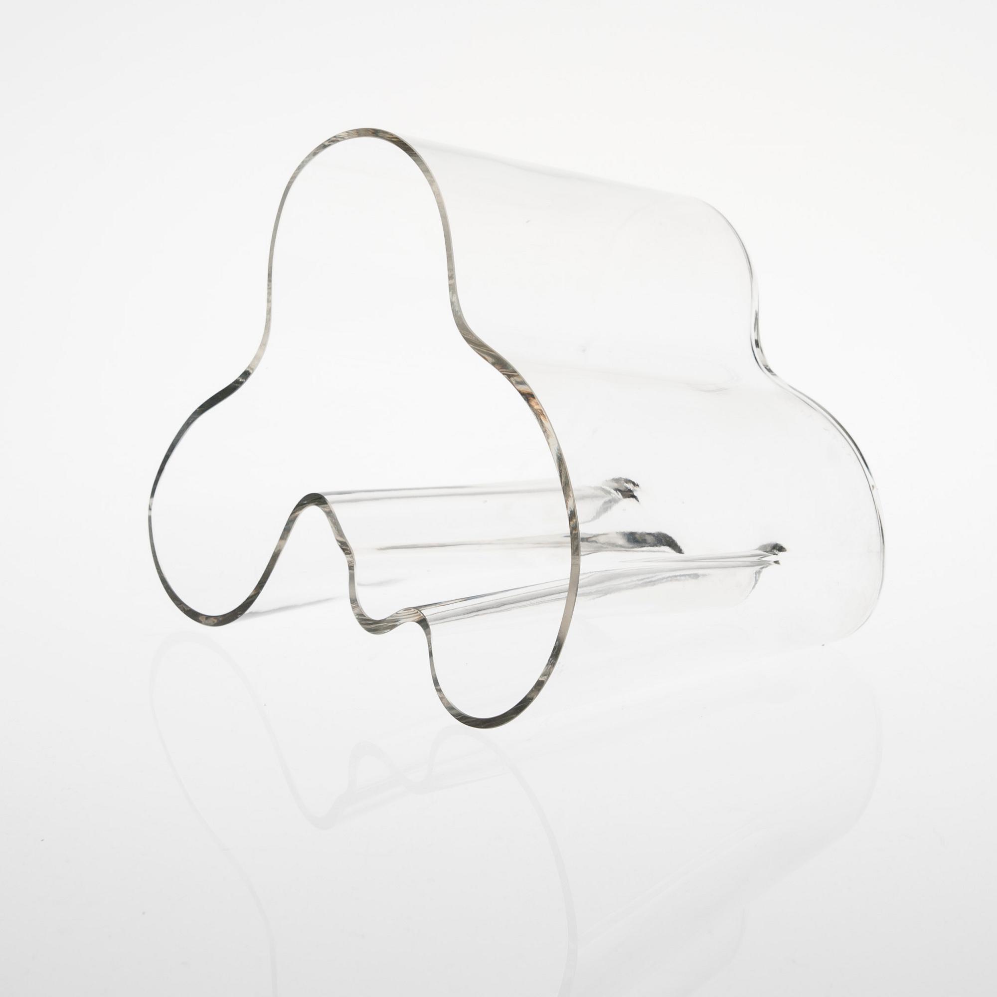VAS, glas, "Savoy" signerad Alvar Aalto 3030, 1970-tal.