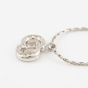 Christian Dior, örhängen, ett par och collier med hänge.