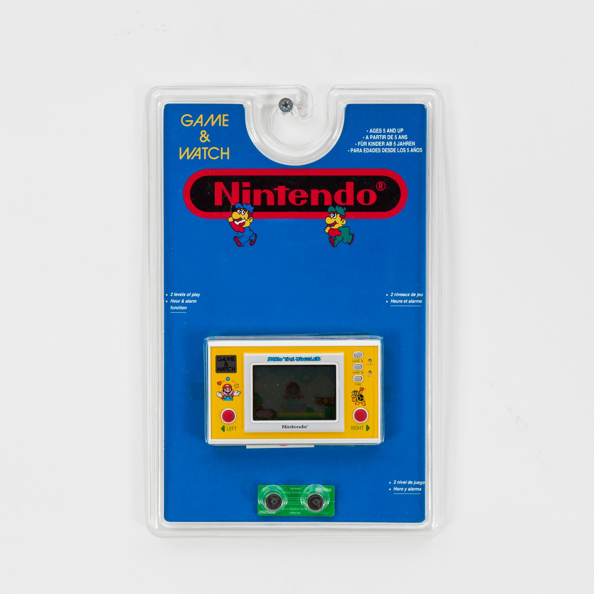 A Nintendo Game&Watch Mario the Juggler game Japan 1991.