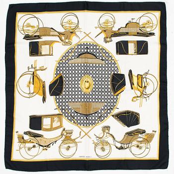 Hermès, "Les Voitures a Transformation", scarf.