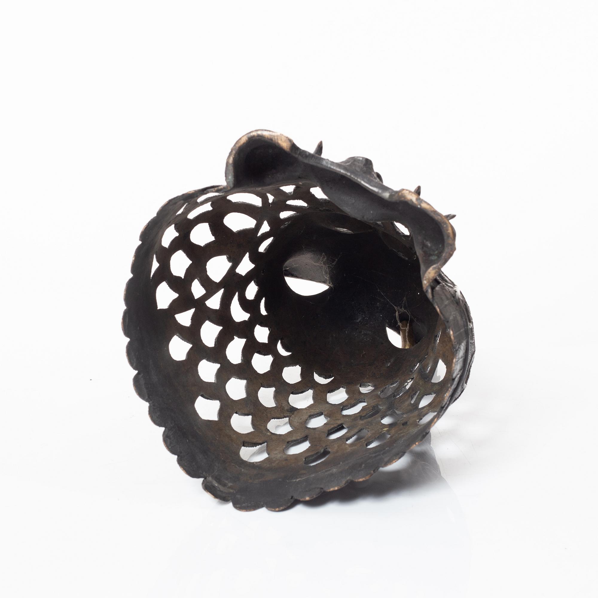 Lykta, brons, Japan, Taisho/Shōwa, 1900-tal.