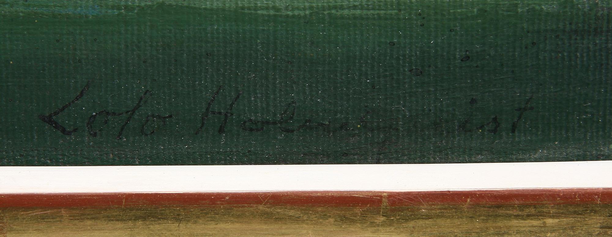 LOLO HOLMQVIST, olja på pannå, sign.