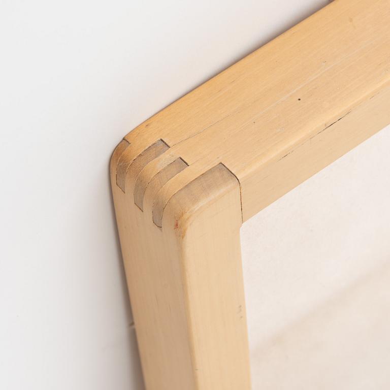 Alvar Aalto, a model '192 B' mirror, Artek, Finland.
