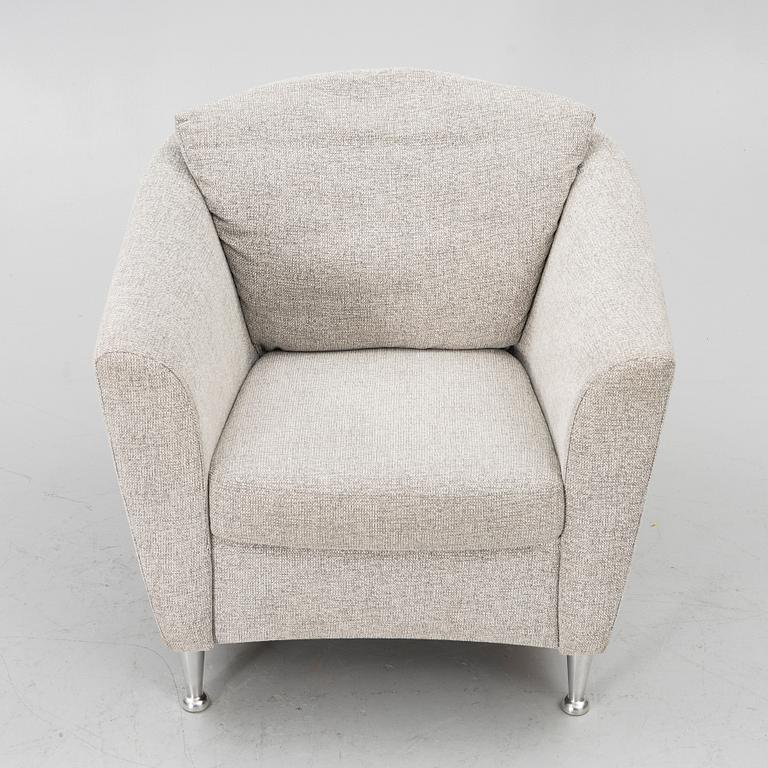 Sofa and armchair, Brunstad, Norway, contemporary.