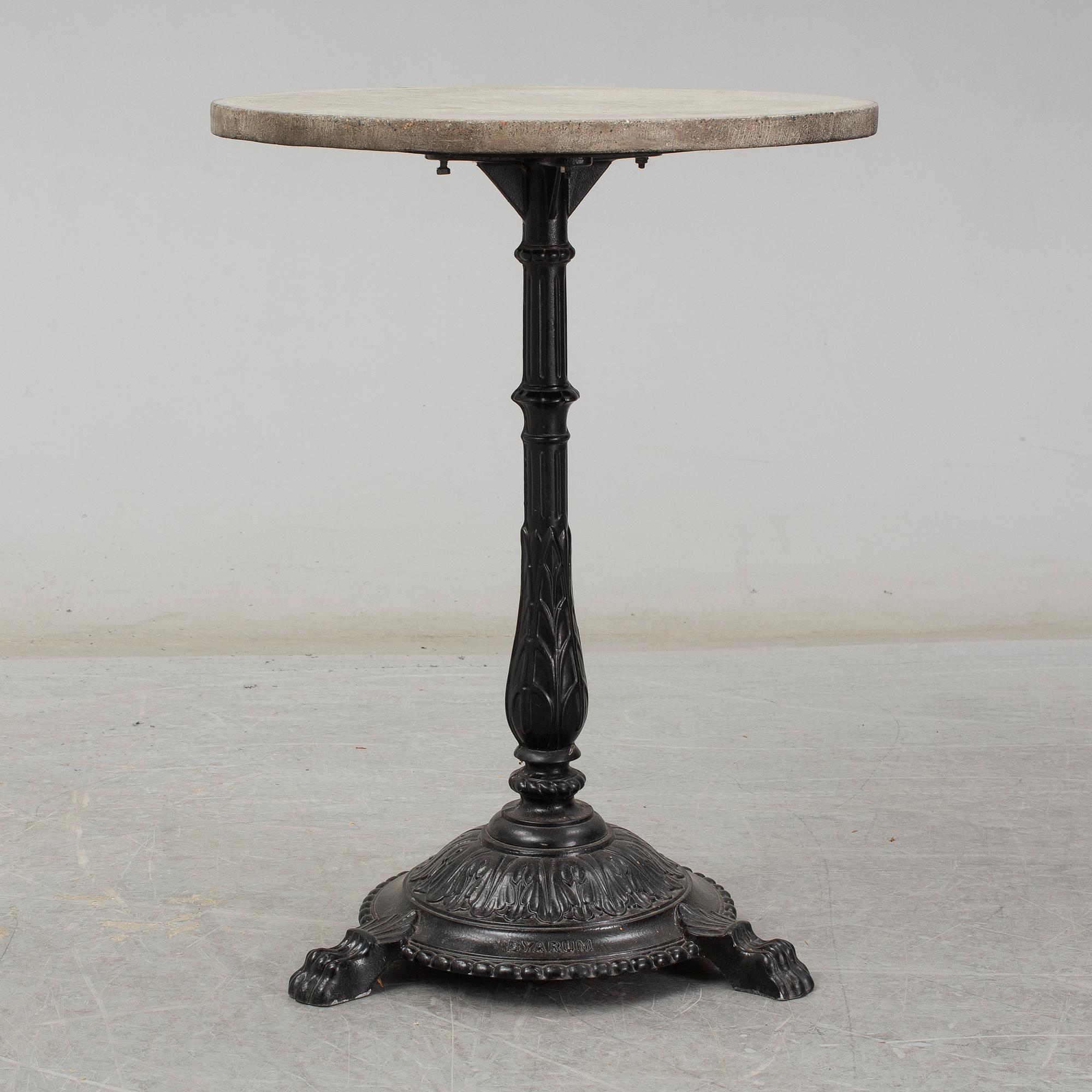 A garden table by Byarums Bruk, second half of the 20th century.