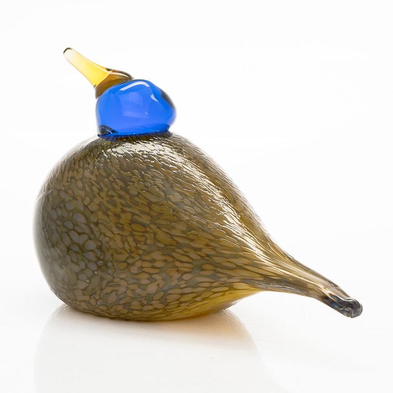Oiva Toikka, A glass bird 'Plover', signed O. Toikka Nuutajärvi.