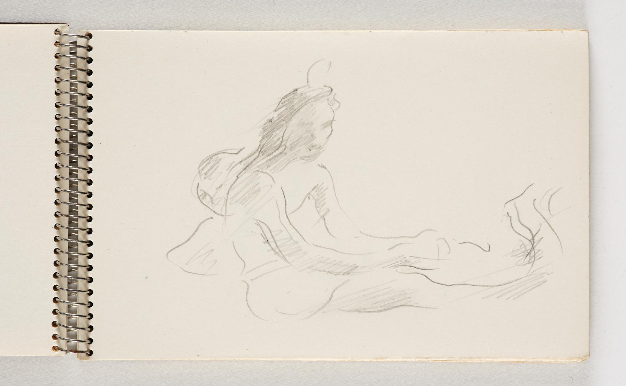 Lotte Laserstein, 10 små skissblock med teckningar.