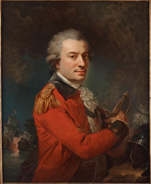 "Greve Pierre-André de Suffren de Saint-Tropez"  (1729-1788) (enligt påskrift a tergo).