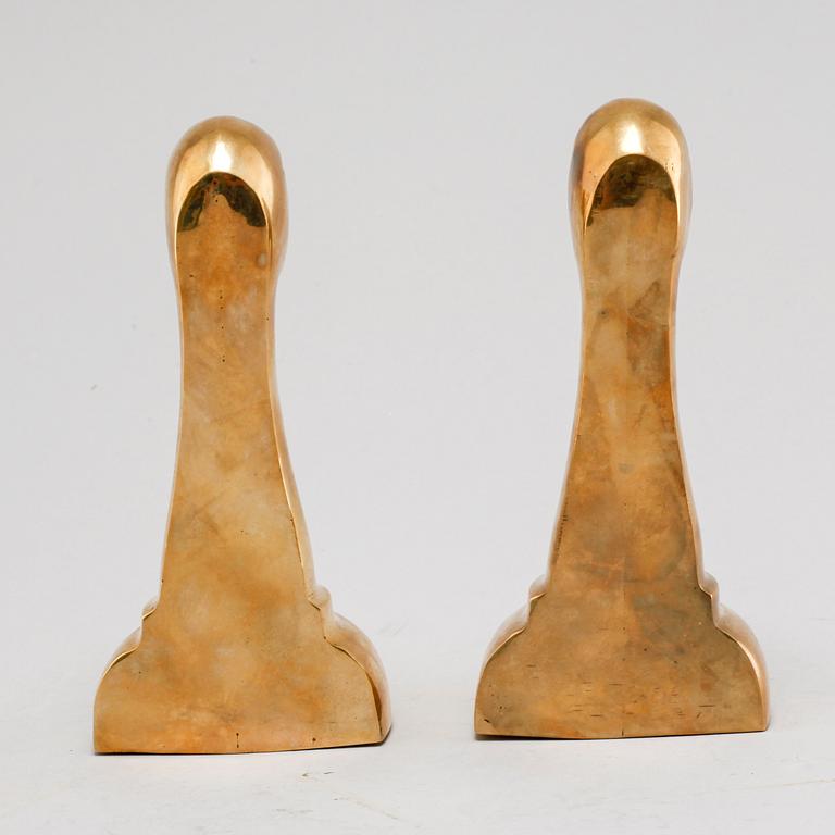 A pair of bookends from the late 20th century.