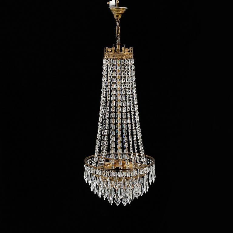 LJUSKRONA, 1900-talets mitt/andra hälft, höjd ca 80 cm.