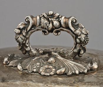 STEKHUV, nysilver, sekelskiftet 1800/1900-tal.