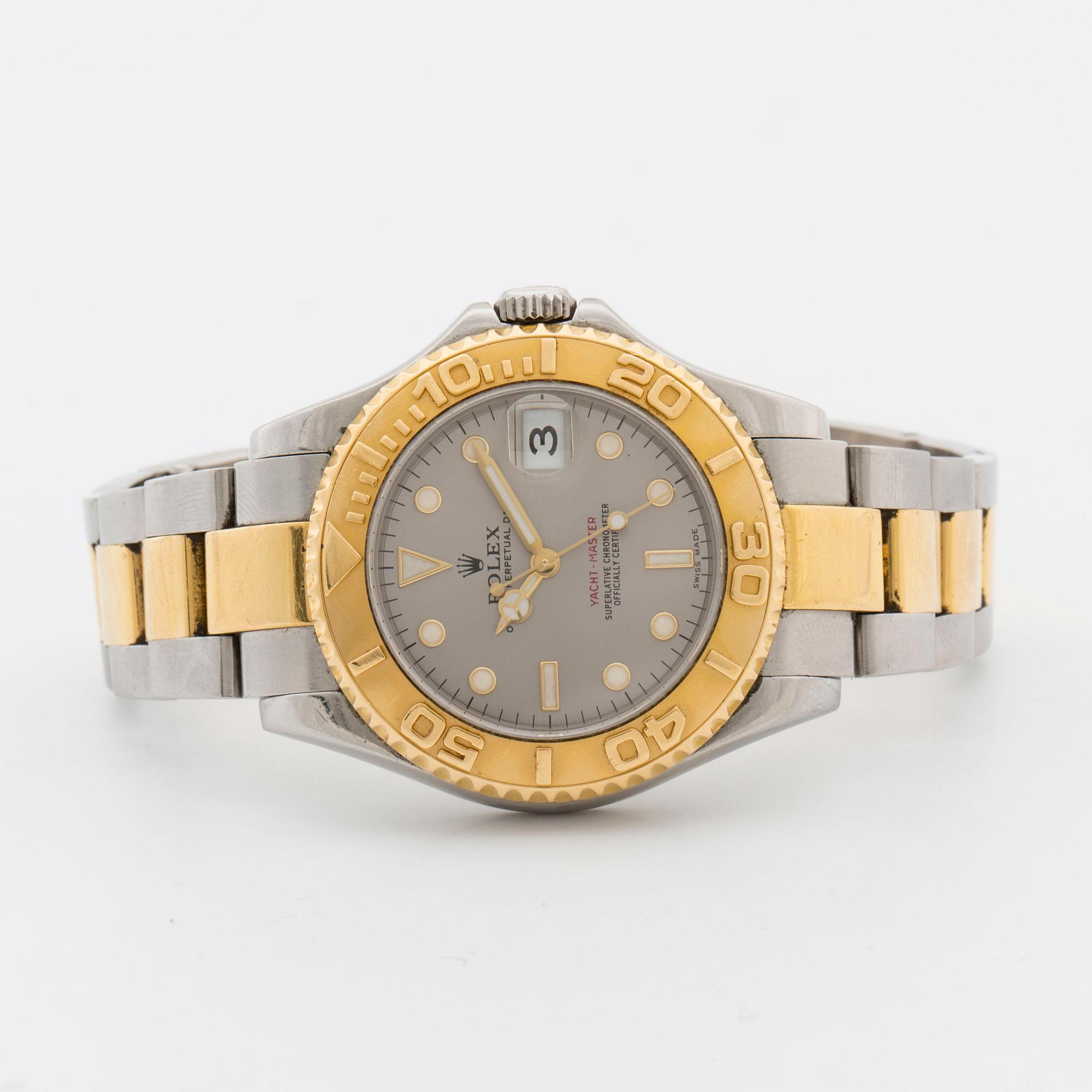 ROLEX, Oyster Perpetual Date, Yacht-Master, Chronometer, wristwatch, 37 mm,
