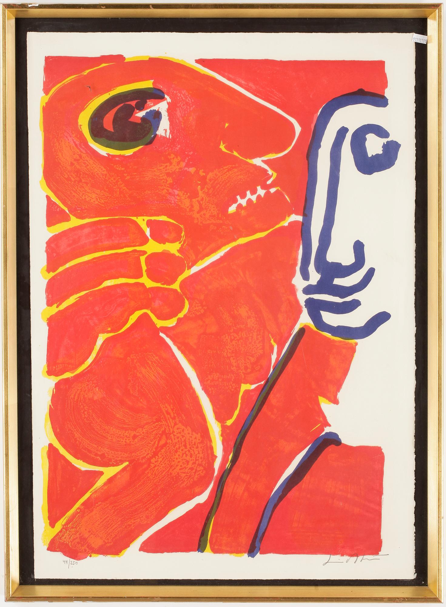 BENGT LINDSTRÖM, färglitografi, signerad o numrerad 44/250.