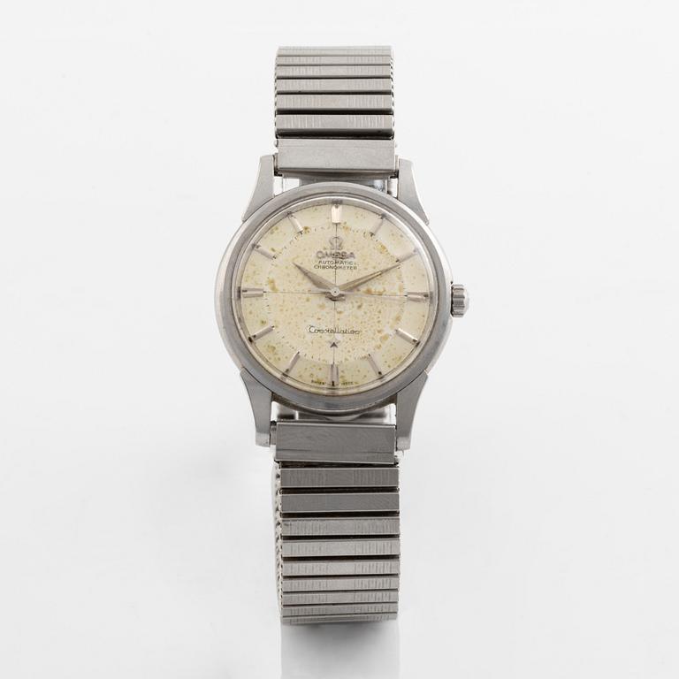 Omega, Constellation, "Pie-Pan", armbandsur, 34 mm.
