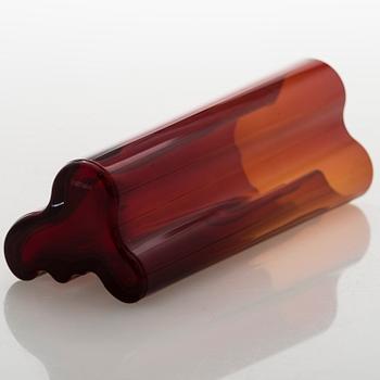 ALVAR AALTO, A red 'Savoy' glass vase, Iittala 2000s.