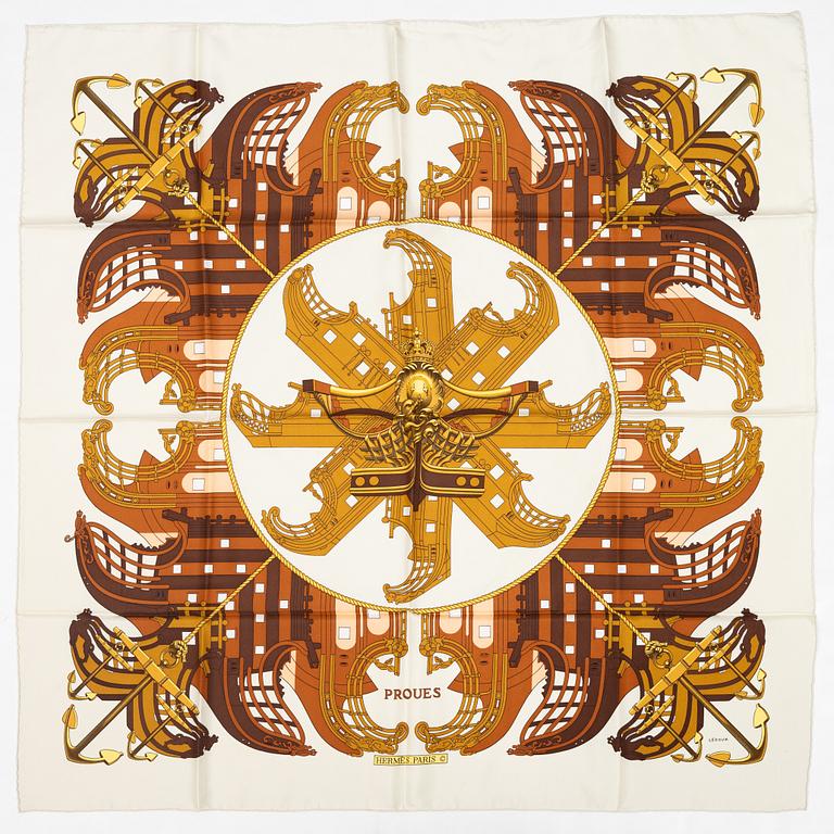 Hermès, a 'Proues' scarf.